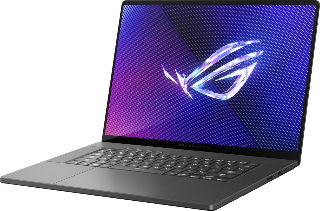 ASUS ROG Zephyrus 2024 16" OLED 240Hz Gaming Laptop, Intel Core Ultra 9 185H, 16GB DDR5x RAM, 1TB NVMe SSD, NVIDIA GeForce RTX 4070, Windows 11 Pro