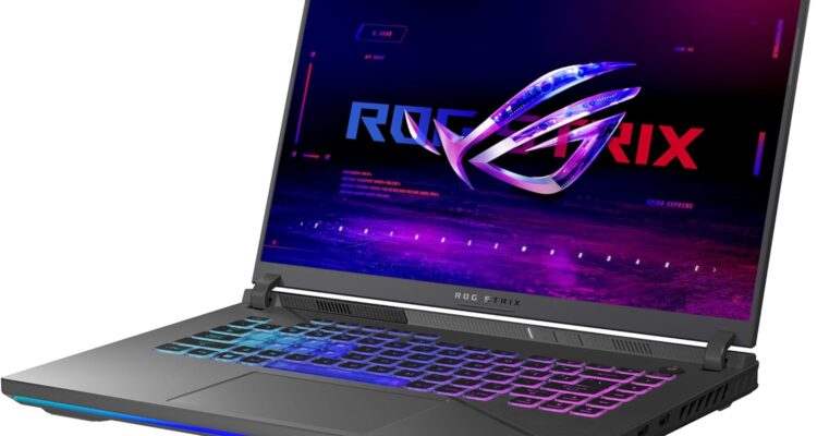 ASUS ROG Strix G16 (2024) Gaming Laptop, 16” ROG Nebula Display 16:10 QHD 240Hz, NVIDIA® GeForce RTX™ 4070, Intel® Core™ i9-14900HX, 16GB DDR5-5600, 1TB PCIe Gen4 SSD, Wi-Fi 6E, Win 11, G614JIR-AS94